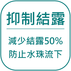 玻璃隔熱塗料特色-抑制結露